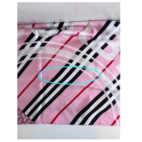 BURBERRY TB Monogram Heritage Square Silk Scarf in Bubblegum Pink - Picture 10 of 11